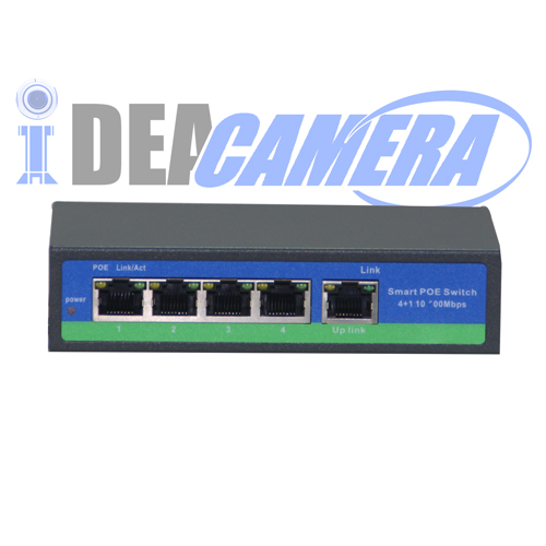 4CH PRO POE Switch,External Power,Power Supply by POE port