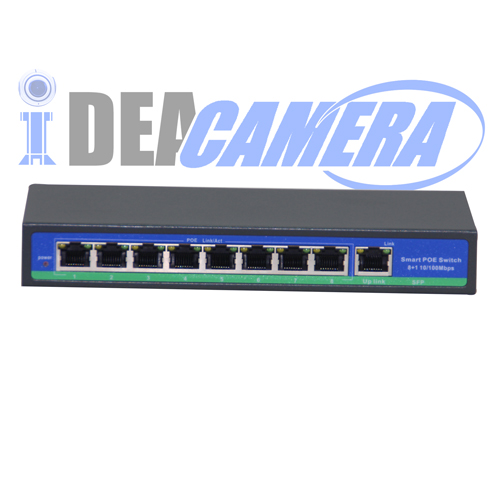 8CH PRO POE Switch,External Power,Power Supply by POE port