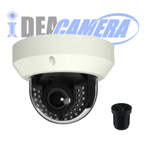 4K HD H.265 IR Dome IP Camera,VSS Mobile App,3840*2160Pixels,Support face detection