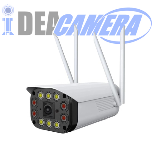 4MP 4G Smart AI wifi IP Camera, IP66 Waterproof, VSmaHome APP Cloud, Plug-and-play camera.