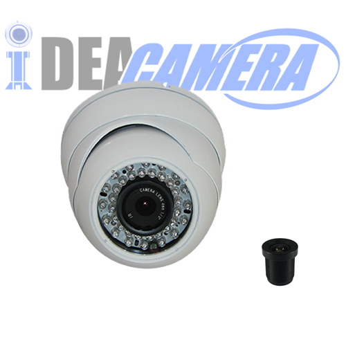 4MP Varifocal IR Dome H.265 IP Camera with Audio Input, Internal POE, VSS Mobile APP, P2P, Support cloud storage, Support face detection.