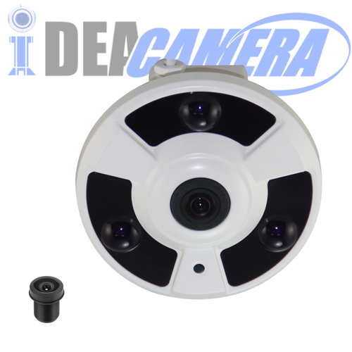 2MP IR Dome Panoramic AHD Camera, 5MP HD Panoramic Lens (customized), Low illumination, AHD/TVI/CVI/CVBS 4IN1, Support UTC Control