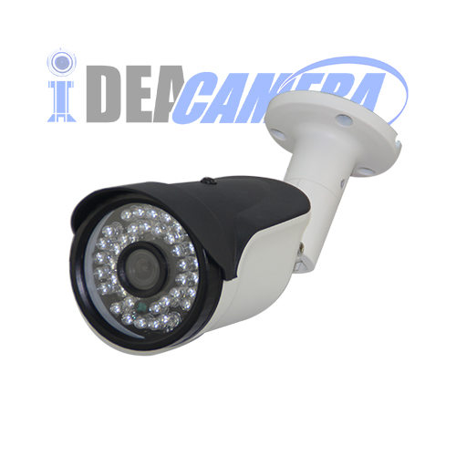 2Mp bullet weaterproof ip camera,poe power,audio in,vss mobile app,face detection with p2p,wide angle lens.