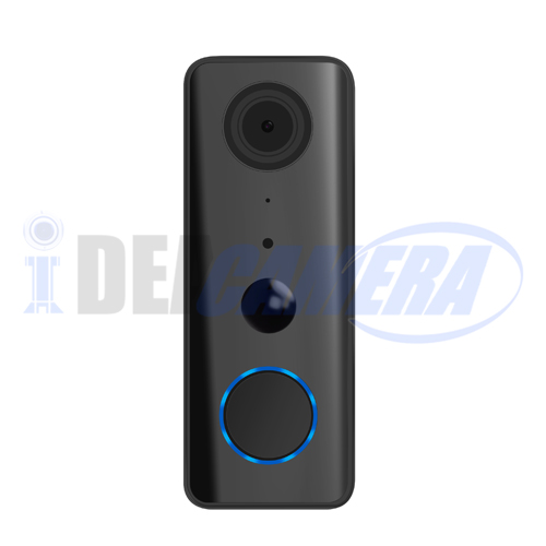 3MP HD Tuya Smart Video Doorbell with ring bell, Tuya Cloud APP, 5200mAh lithium battery,Low-power consumption, Human detection, Two-way voice, Wide angle lens.