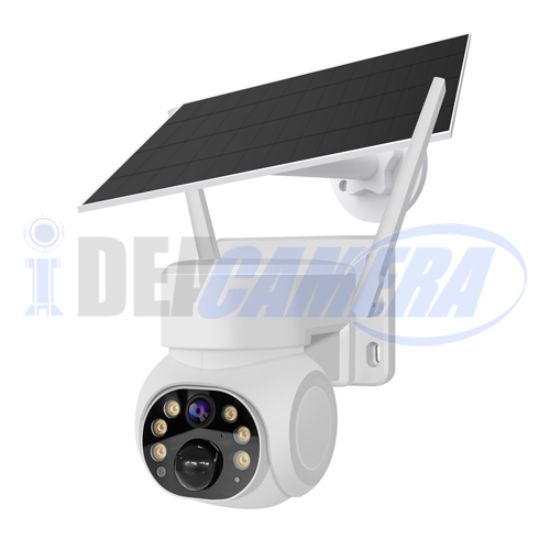 2MP Solar 4g PTZ Pan/Tilt Camera for USA, Tuya Cloud APP, Low-power consumption, Two-way voice, Human Detection, Strom 4G Signal.